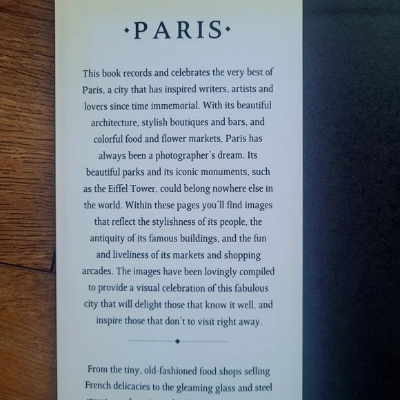Large Coffee Table Book Of Paris (A City Revealed) - Picture 9 of 9